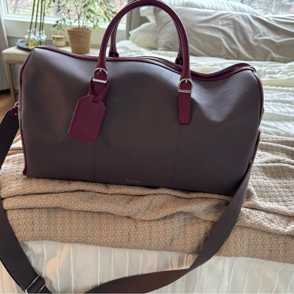 Elegant Lipault Duffle & Carry on Luggage set